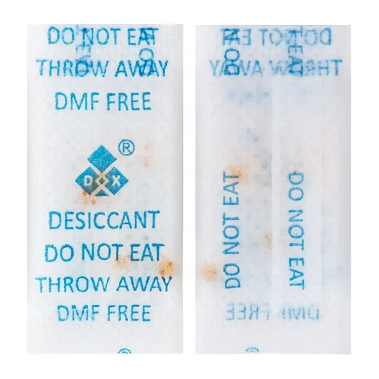 실리카 겔 건조제를 나타냅니다